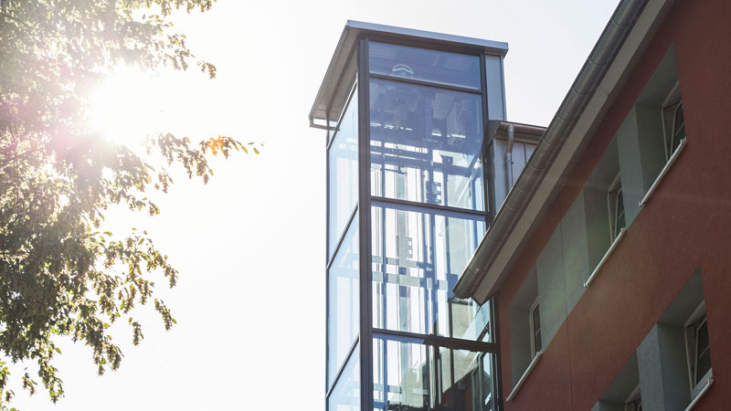 Historischer Aufzug im Proviantamt Aalen - saniert von Seydelmann Immobilien